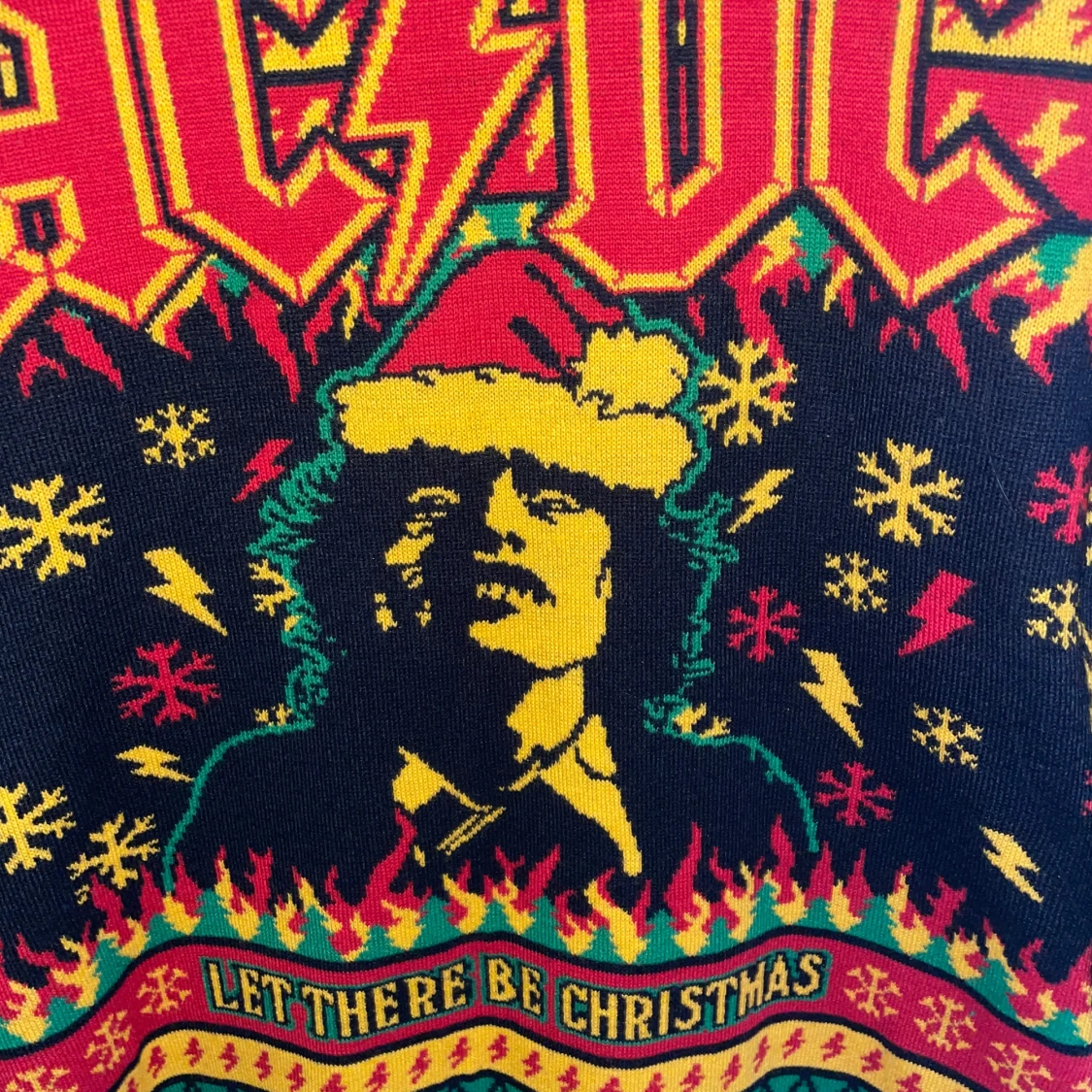 Stickad klänning ACDC - 93