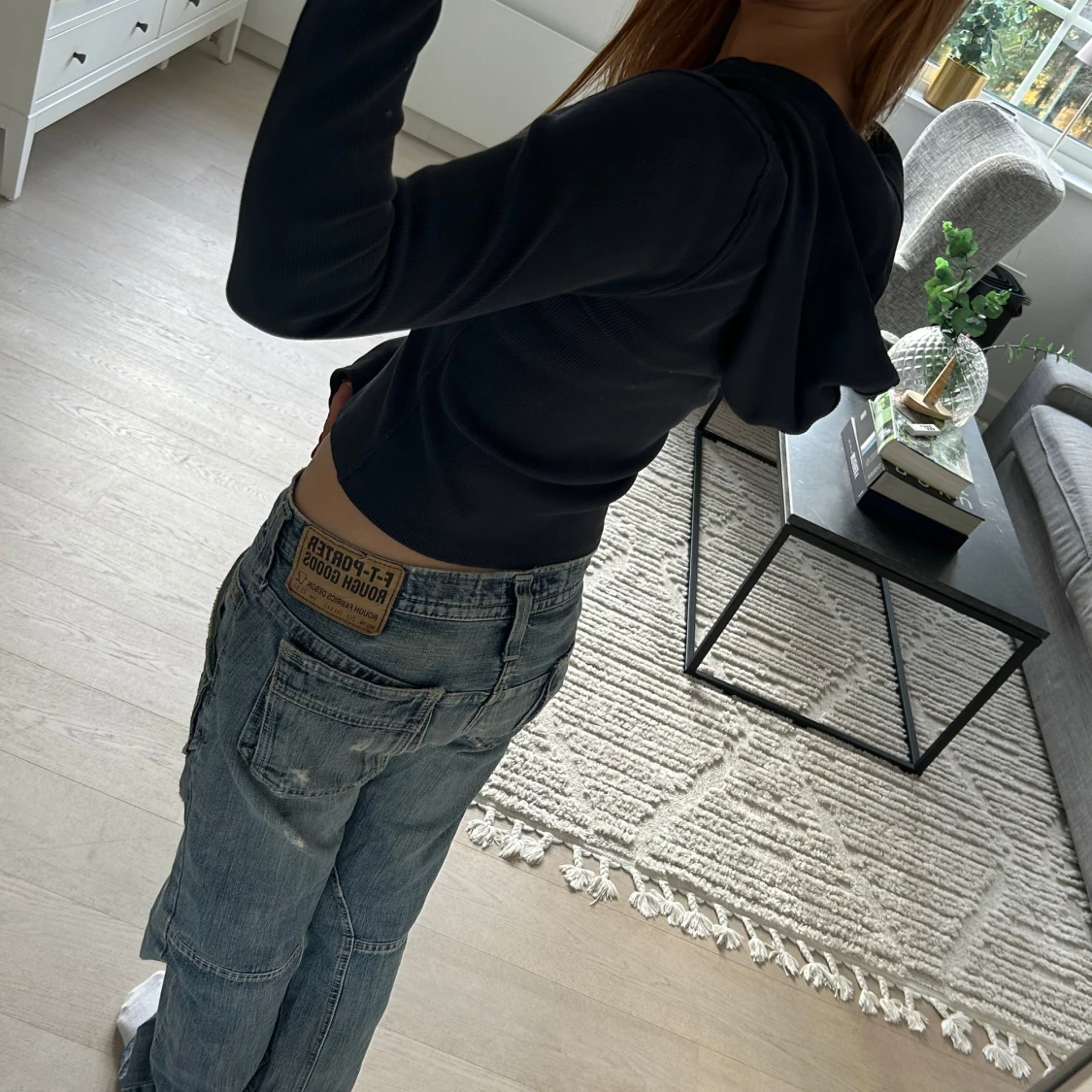 Tajt hoodie med zip  - 91