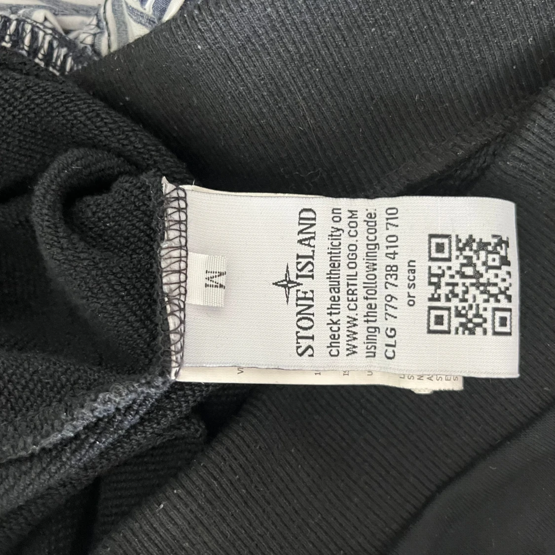 Stone island svart tjocktröja - 91