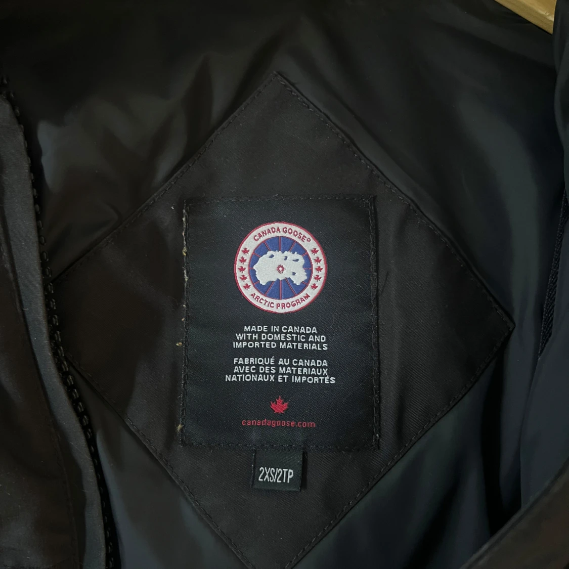Svart Canada Goose dunjacka  - 3