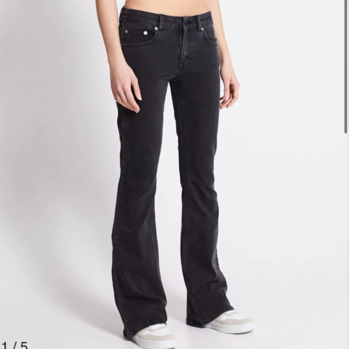 Svarta low waist bootcut jeans från lager 157 - 4