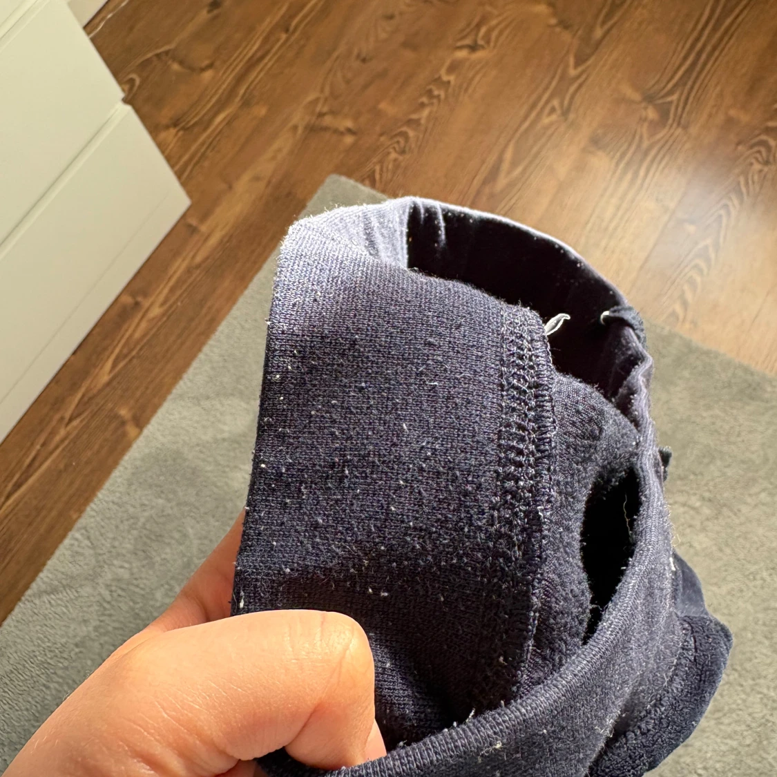 Mörkblå juicy cotore byxor   - 1