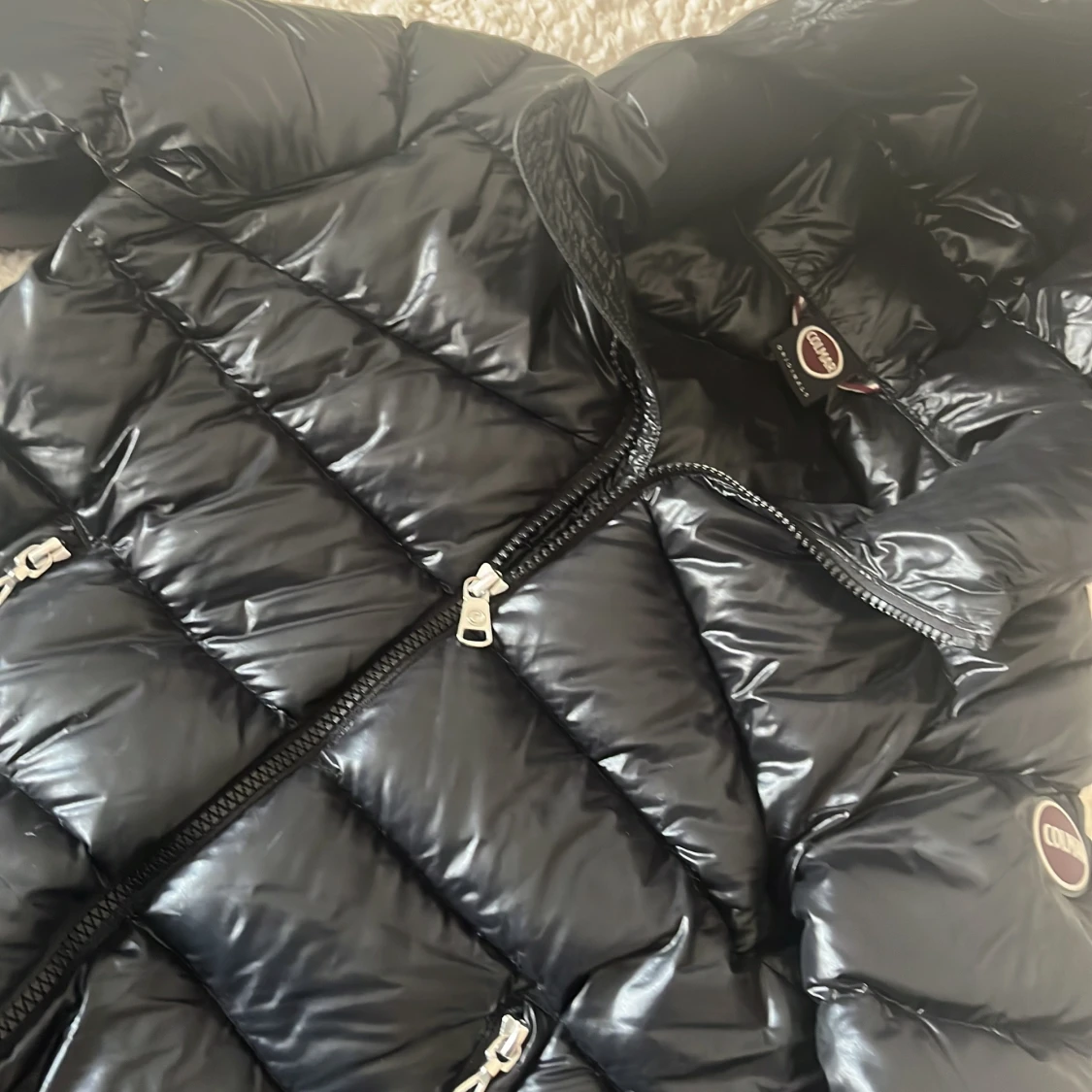 Svart pufferjacka från Colmar - 1