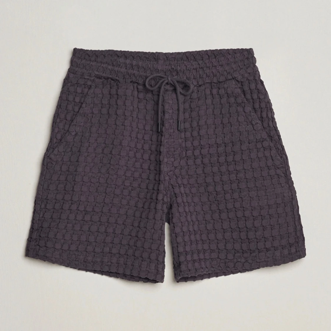 Nearly Black Porto Waffle Shorts från OAS