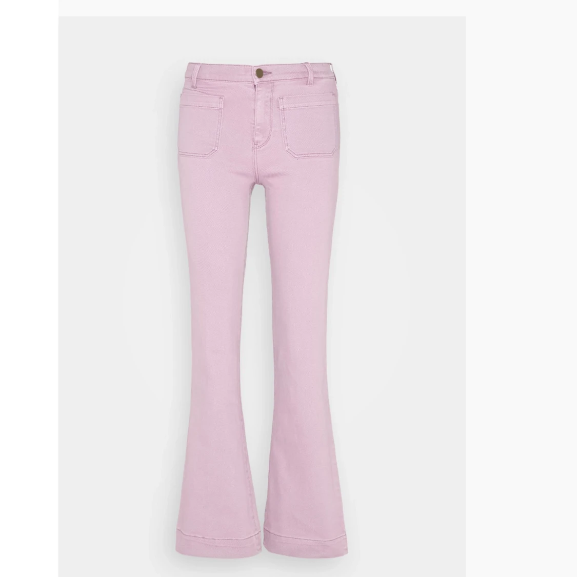 Rosa bootcut byxor