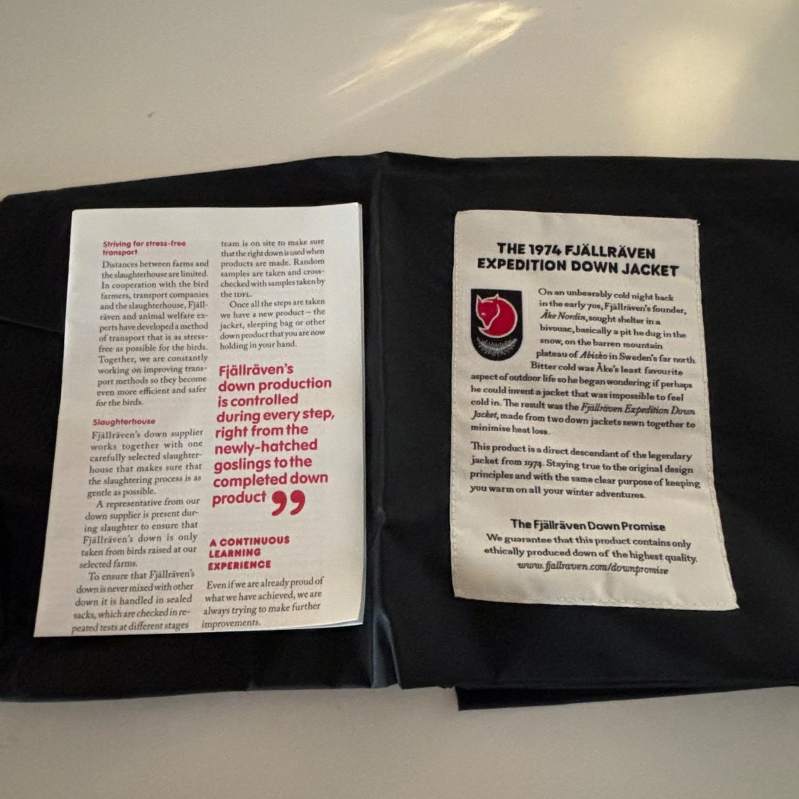 Svart dunjacka från Fjällräven - 91