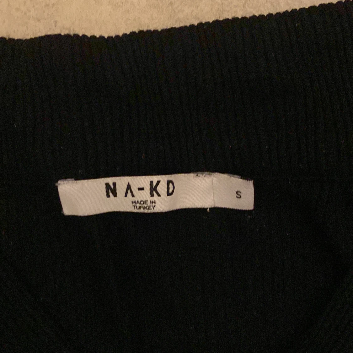 Svart ribbad tröja från NA-KD - 90
