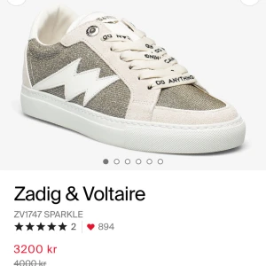 Zadig & Voltaire Sparkle Sneakers - Snygga sneakers från Zadig & Voltaire i modellen ZV1747 Sparkle. Säljer då de inte används längre❤️
