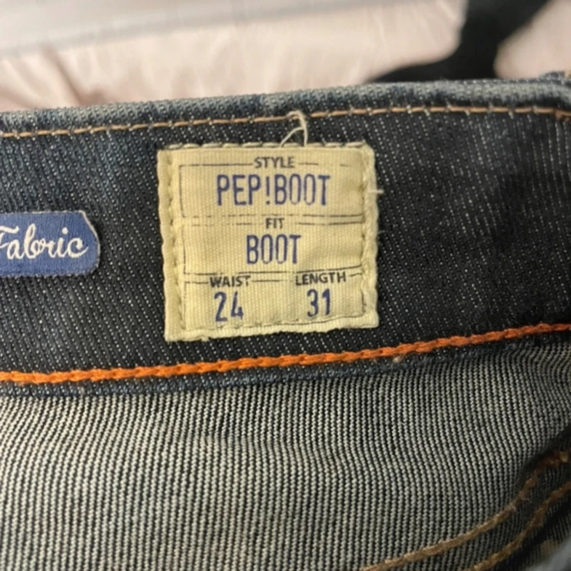 Lågmidjade crocker jeans - 3