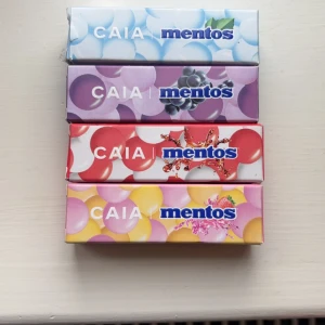 CAIA x Mentos - 4 läppglans, oöppnade, säljs inte längre, ny pris 595kr