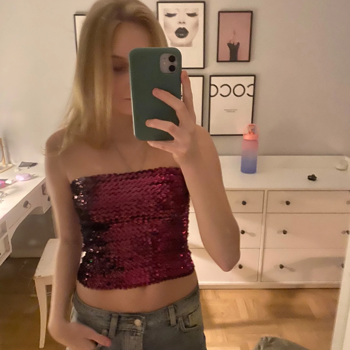 Paljettubtopp💖💖 - 2