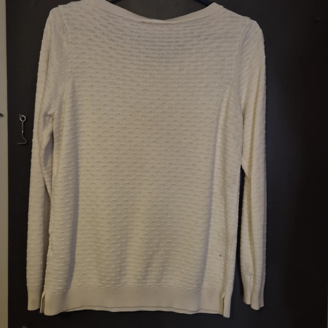 Vit stickad tröja från VILA - 1