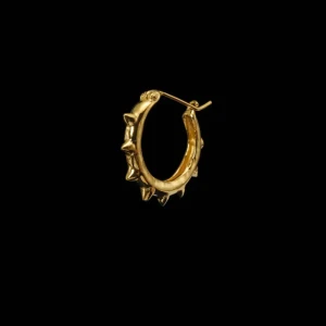 Maria Nilsdotter mini spikey hoop earing - Guldpläteringwn har släppt lite, men fint skick 