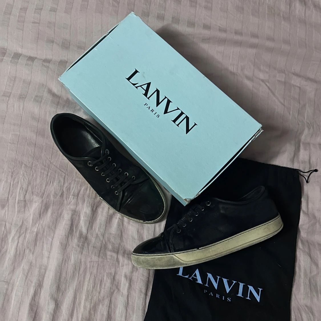 Lanvin Cap Toe Svart