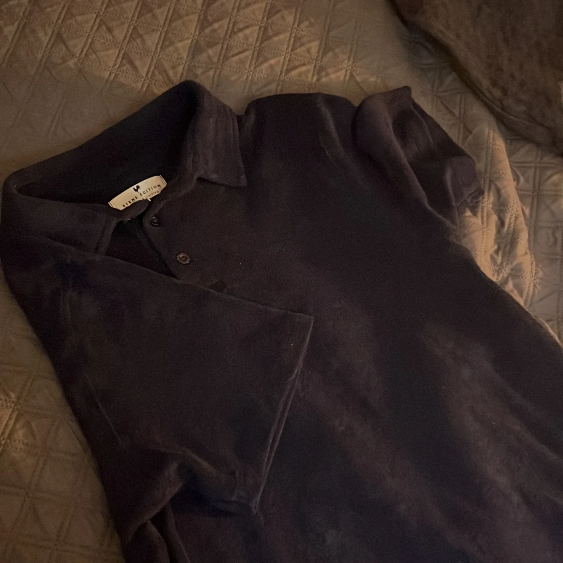 Svart pikétröja från Berns Edition - 3