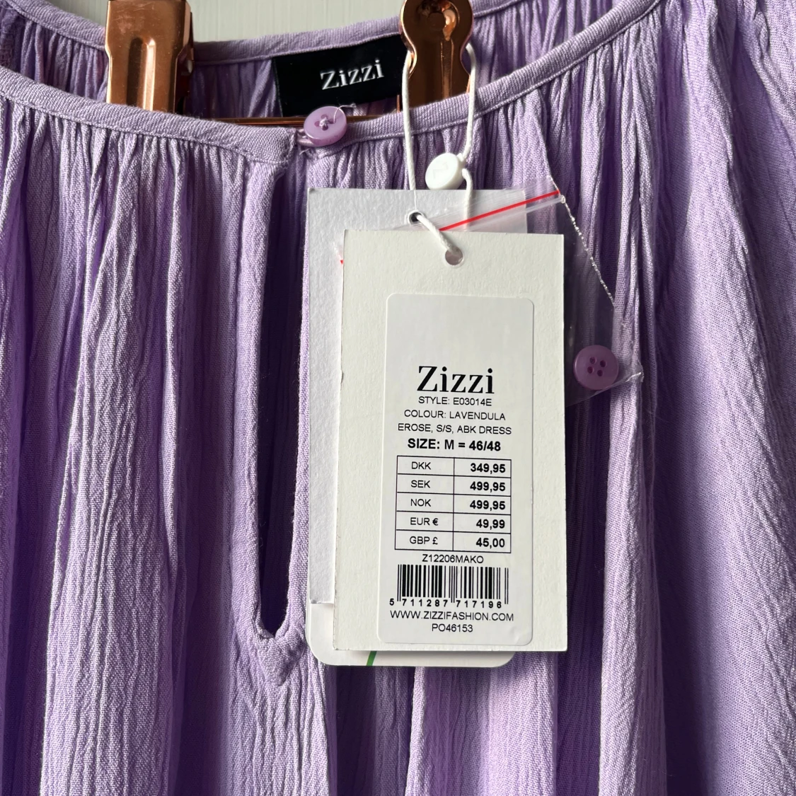 Lavendelfärgad klänning från Zizzi - 1