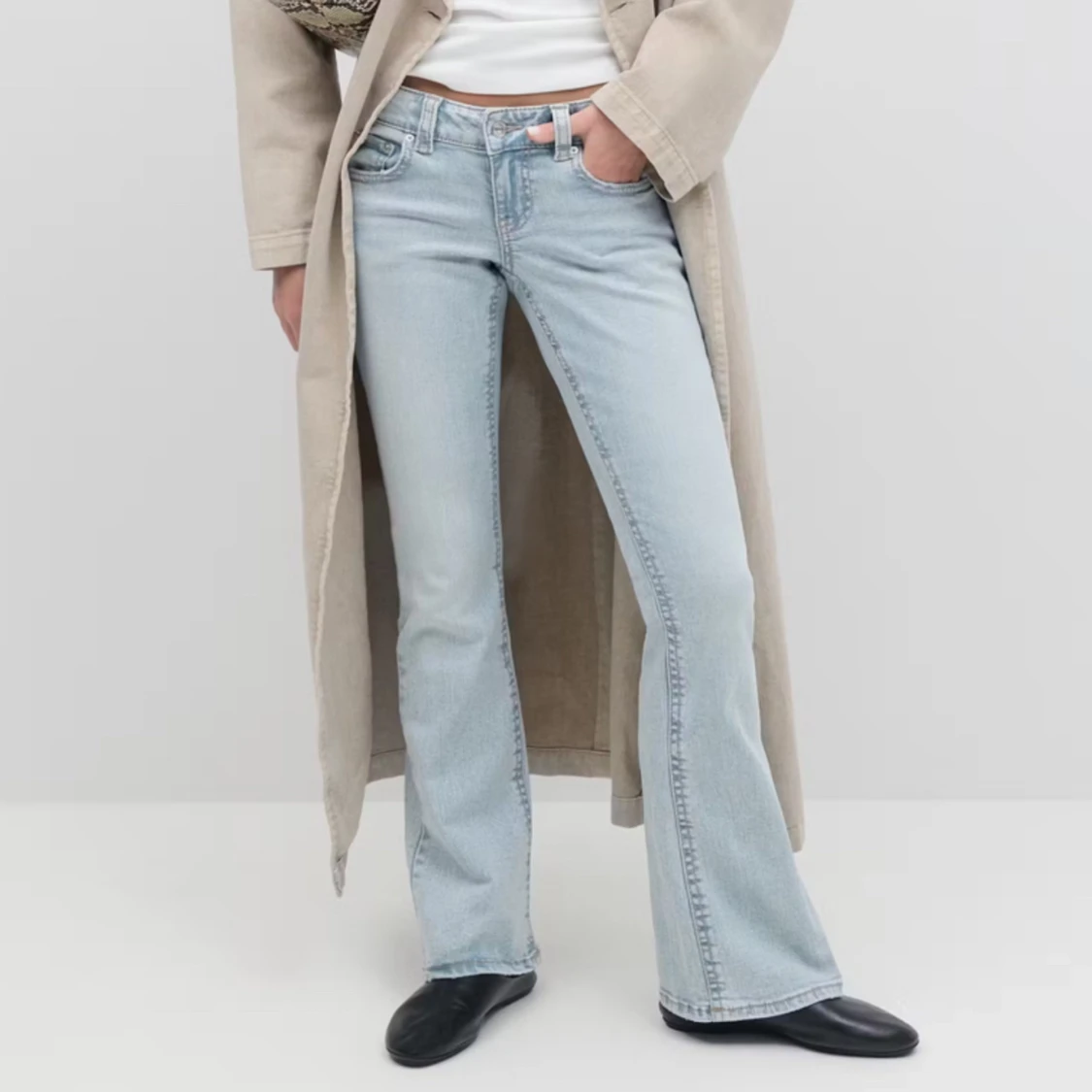 y2k low bootcut jeans