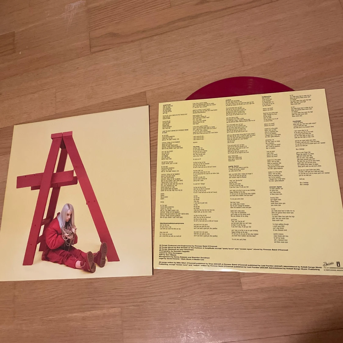 Billie eilish lp skiva  - 90