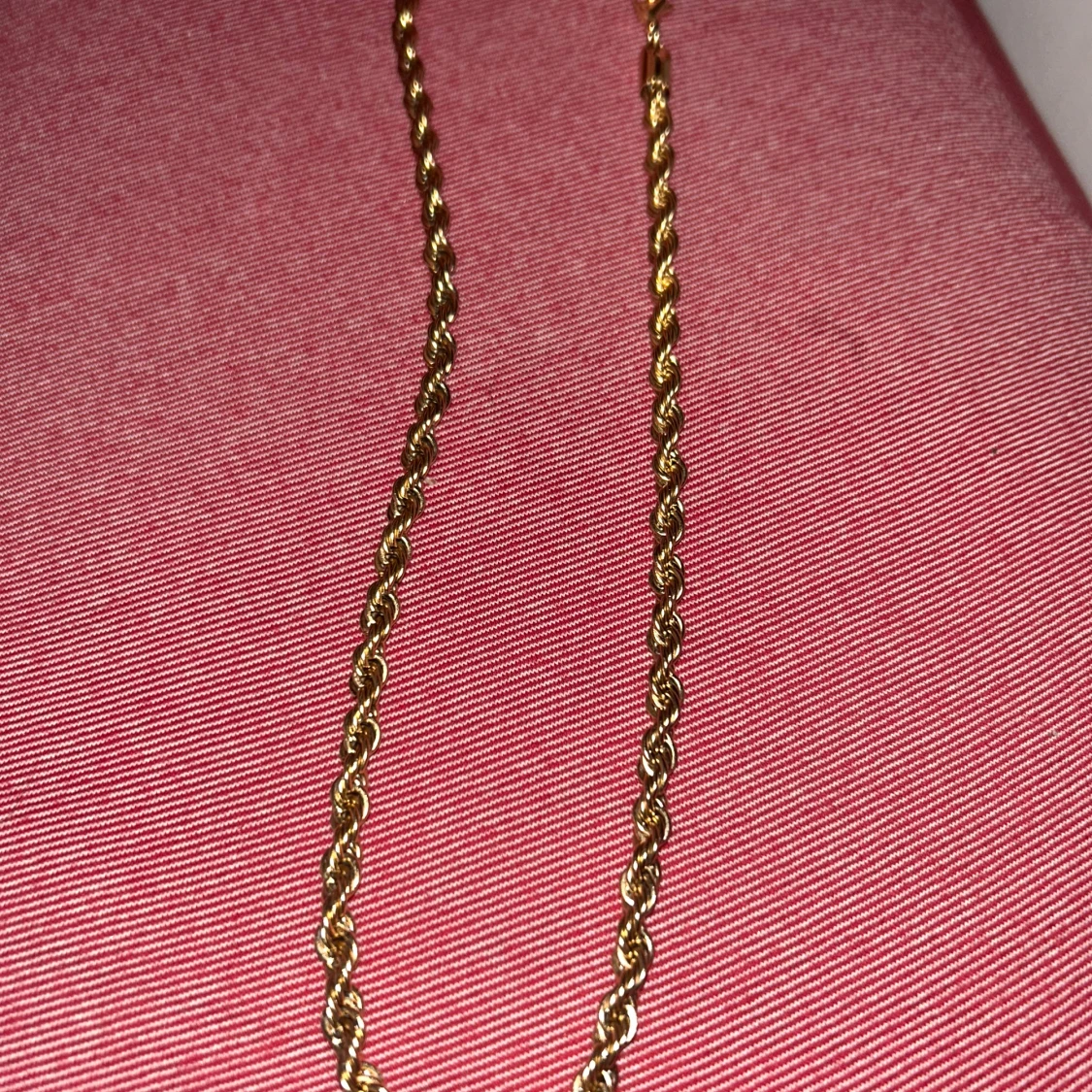 18k guldplaterat halsband 6mm rostfritt stål