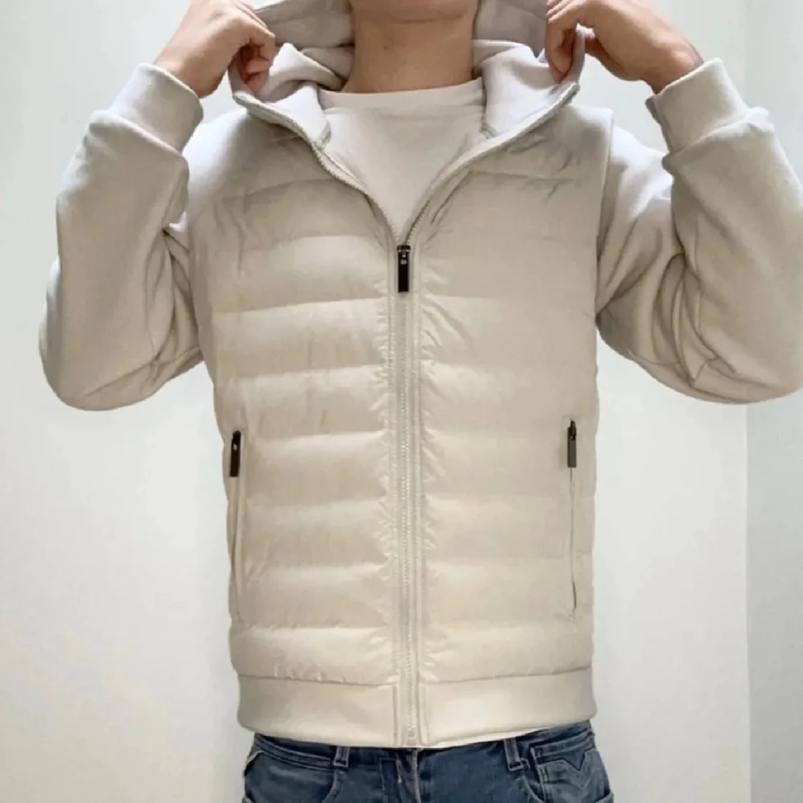 Helt ny vit Cardigan - 90