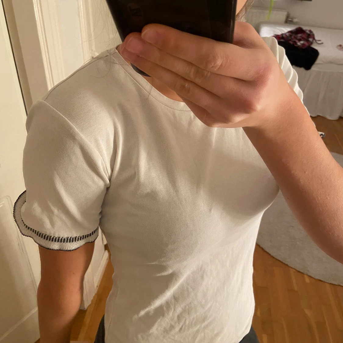 Vit kortärmad topp från Zara - 93