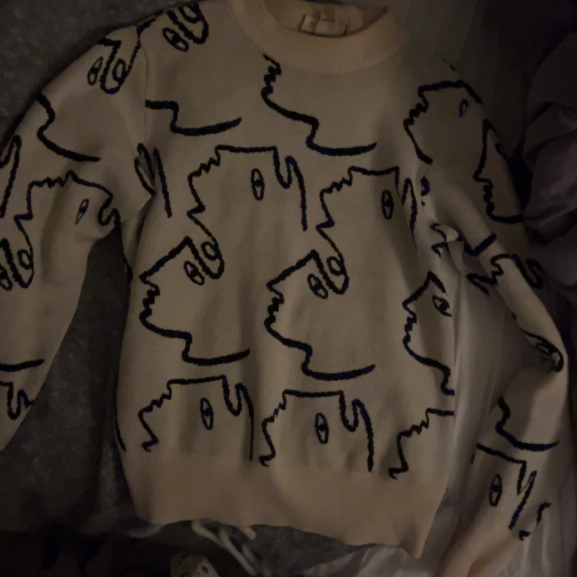 Stickad cool tröja  - 90