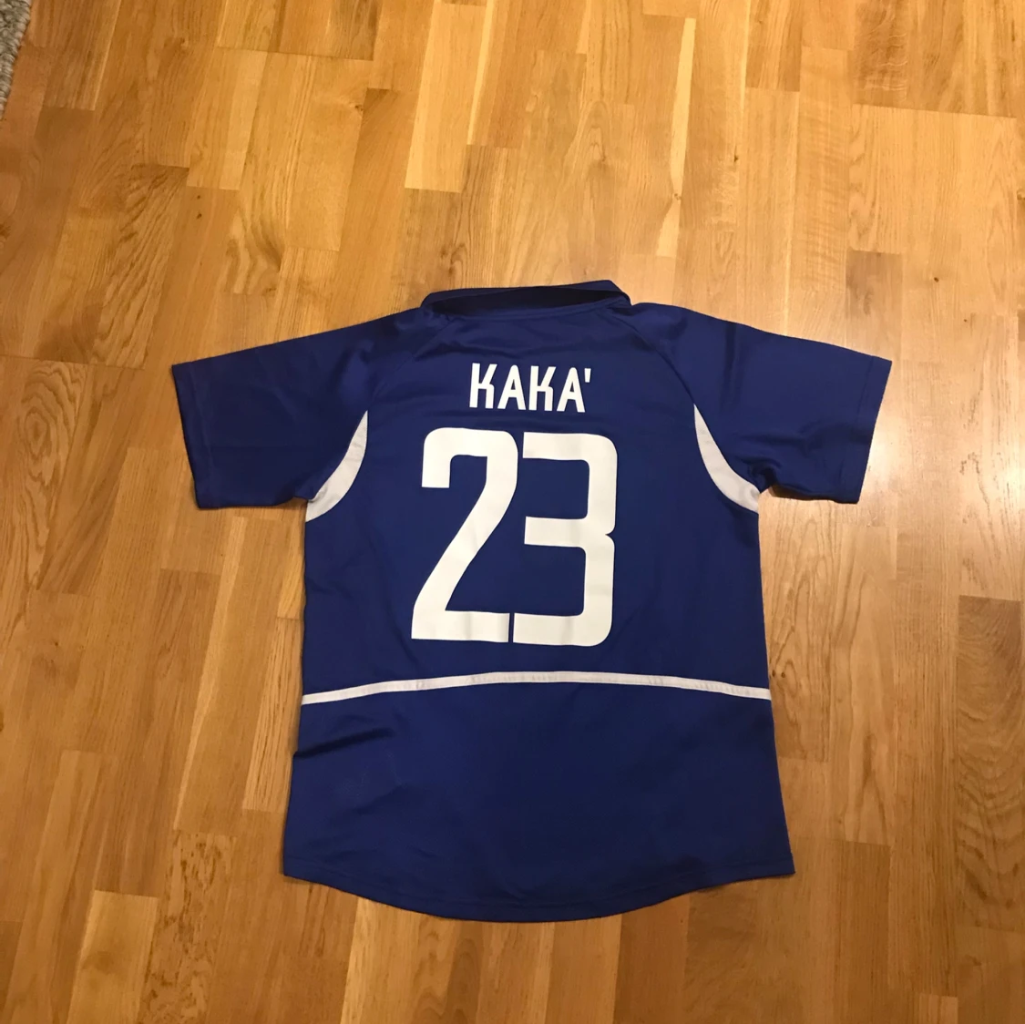 Blå Brasilien fotbollströja kaka - 90