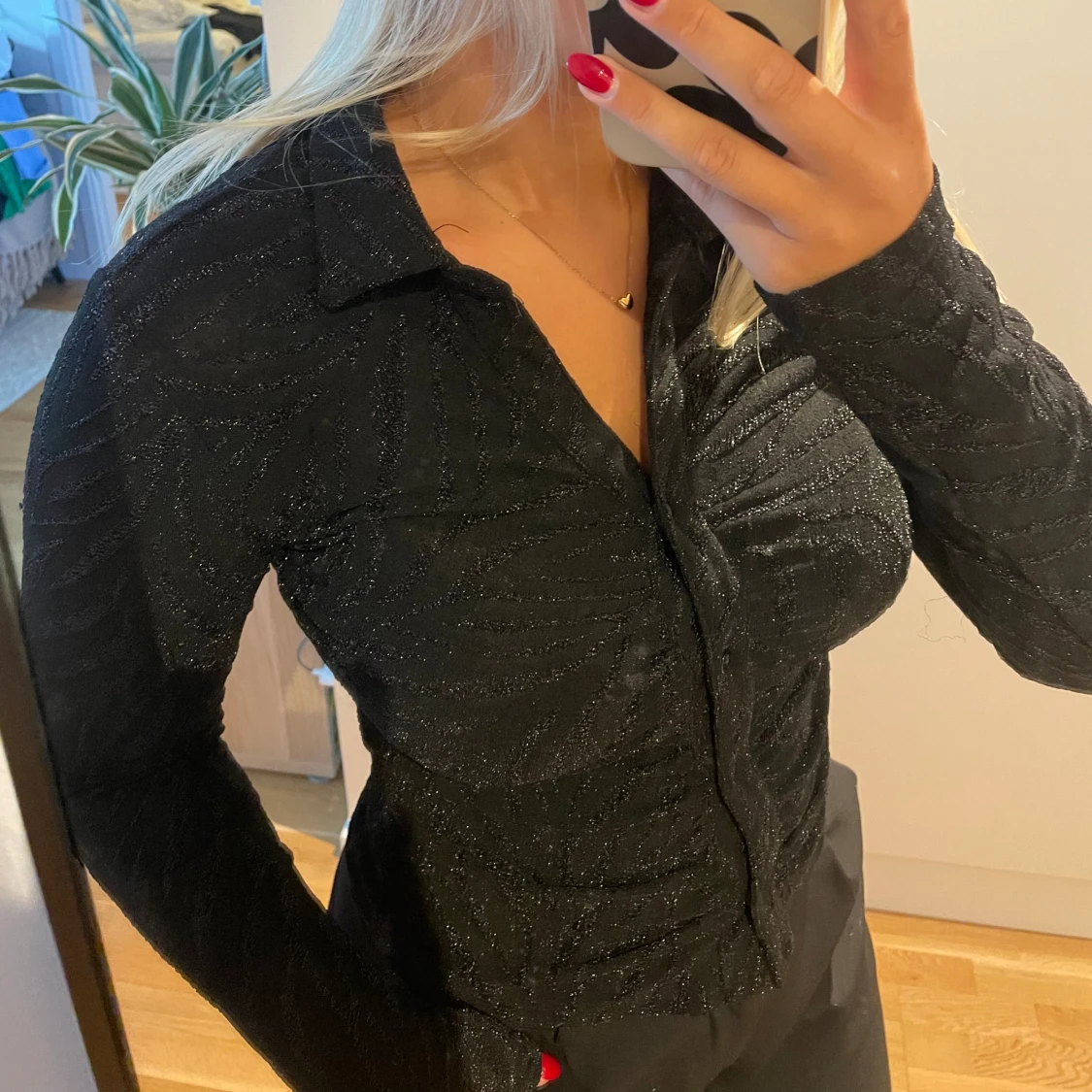 Zebramönstrad blus - 43