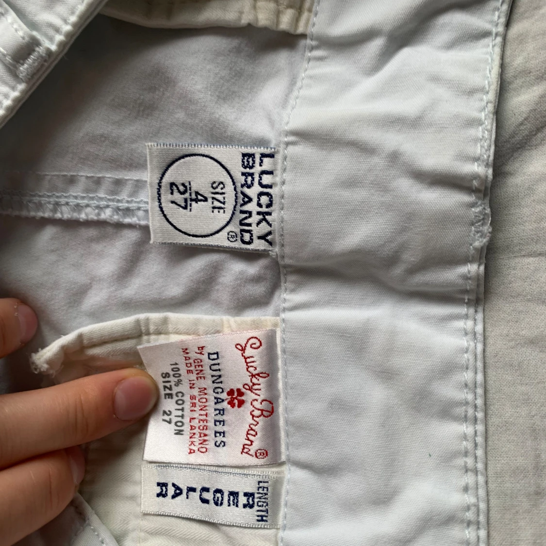 Vita Lågmidjade utsvängda byxor - 93