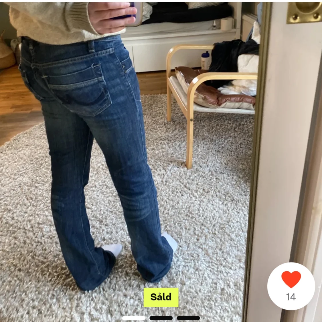 Mörkblåa LTB jeans