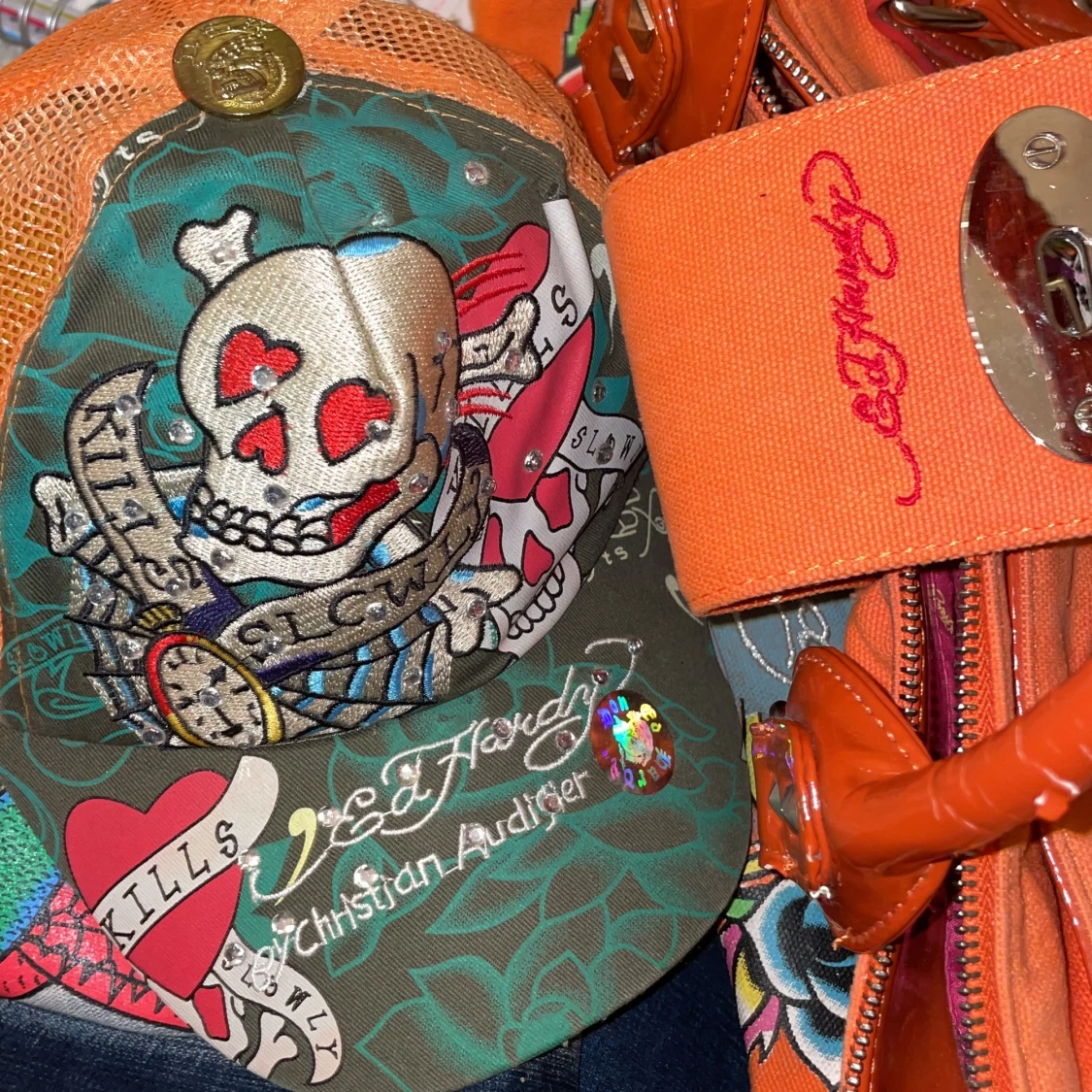 Äkta ed Hardy väska  - 93