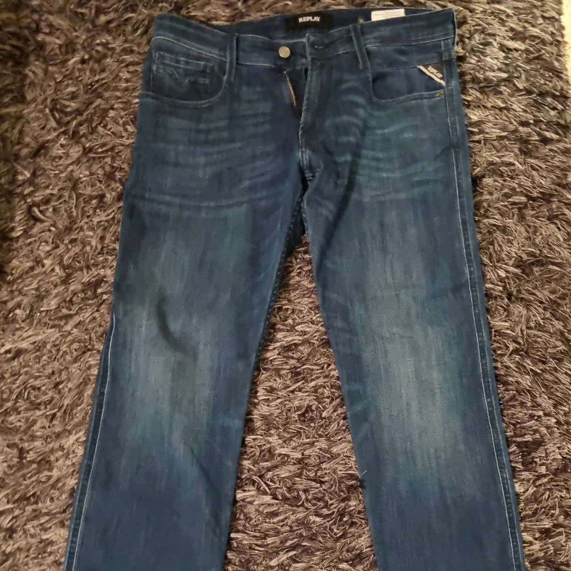 Blåa replay jeans