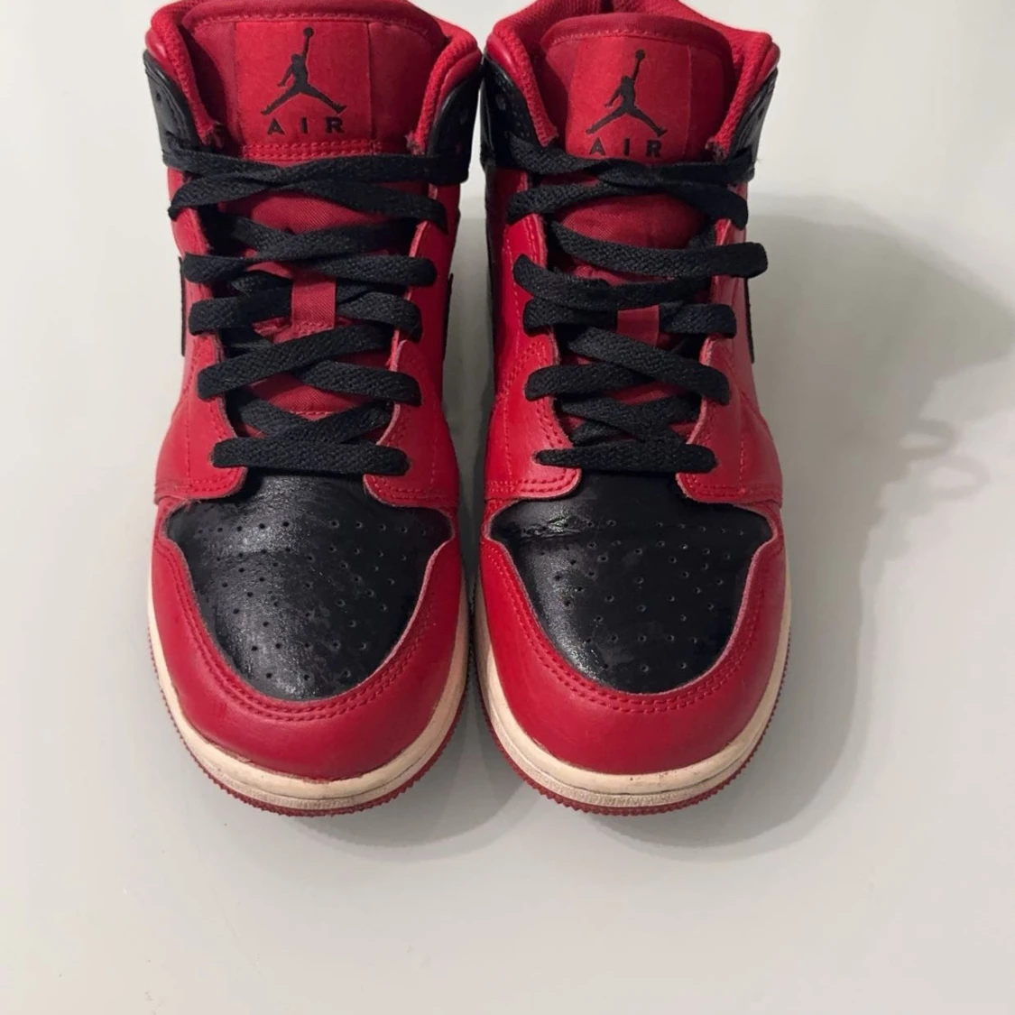 Air Jordan mid 1 red/black - 1