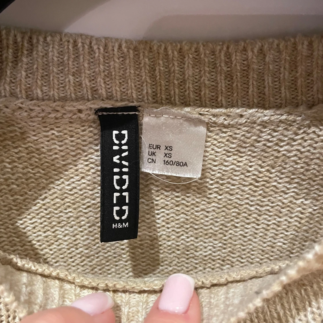 Beige stickad tröja från H&M Divided - 1
