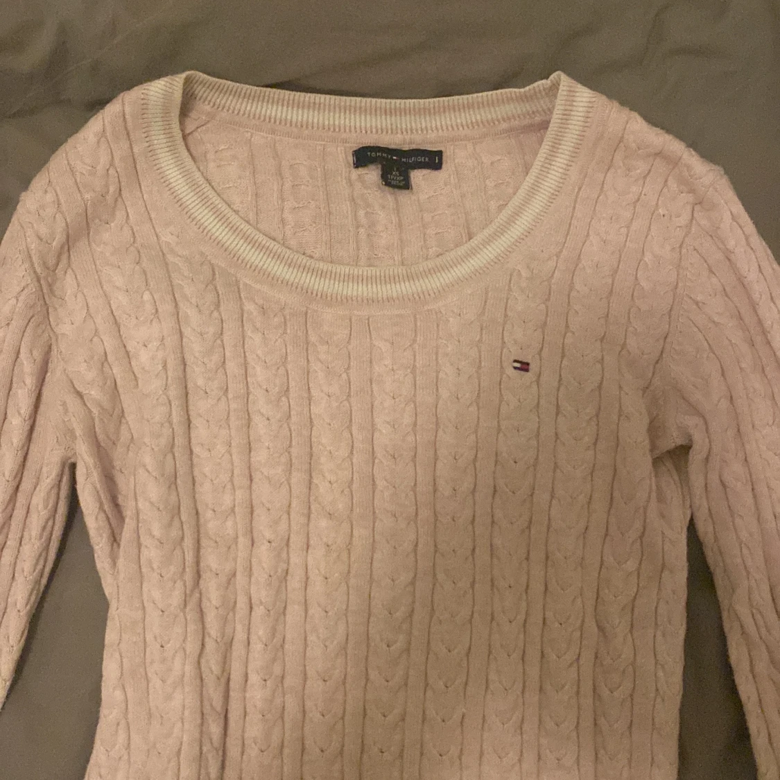Rosa tommy hilfiger tröja 💕 - 91