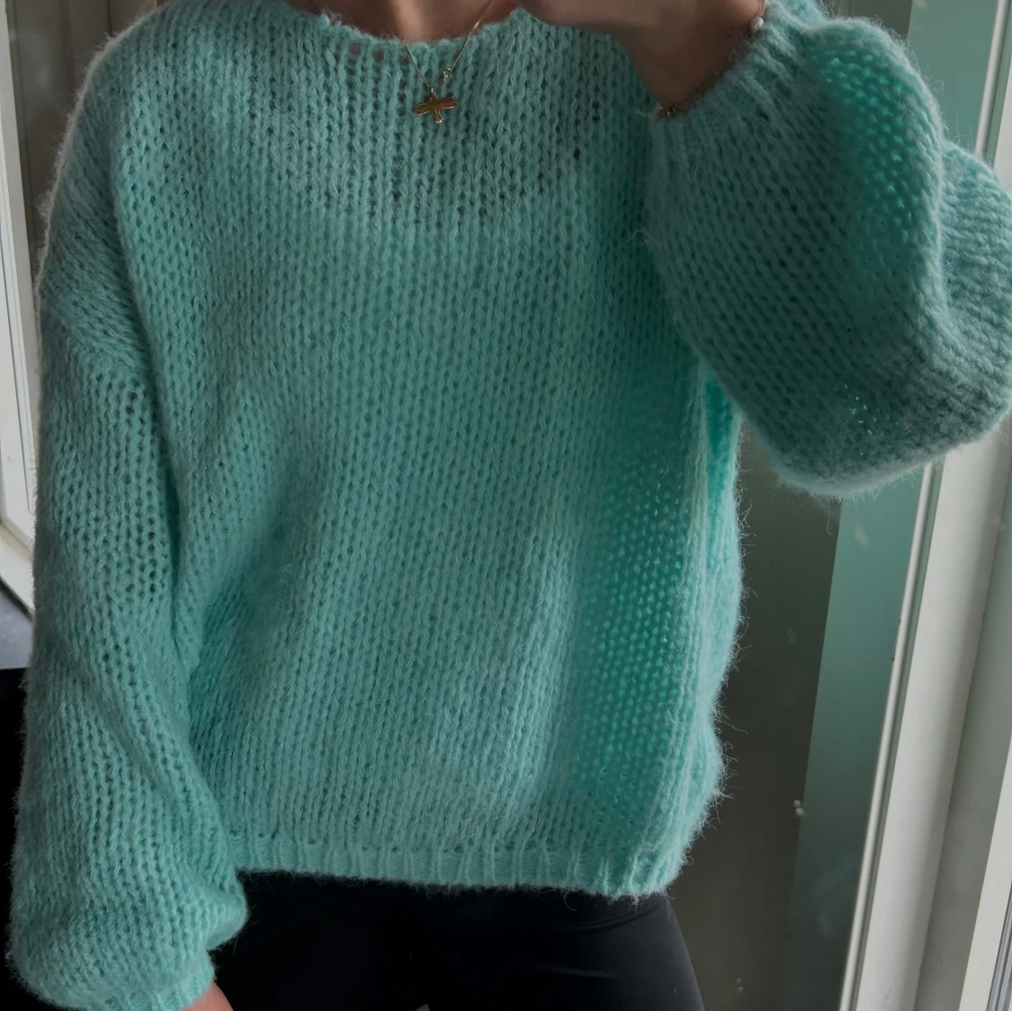 turkos stickad  - 90