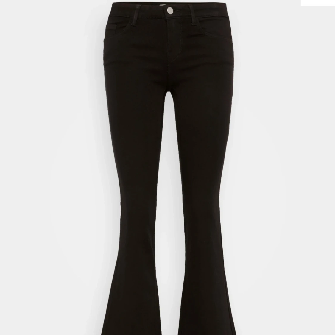 Lågmidjade svarta jeans