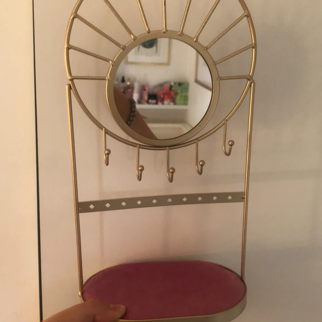 Smyckesställ med spegel - 90