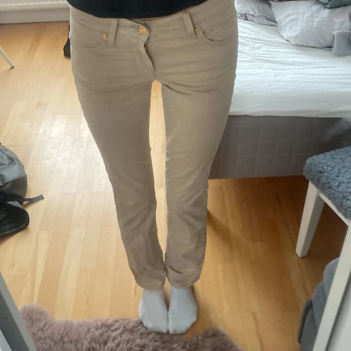 Beige byxor från 7 for All Mankind - 2