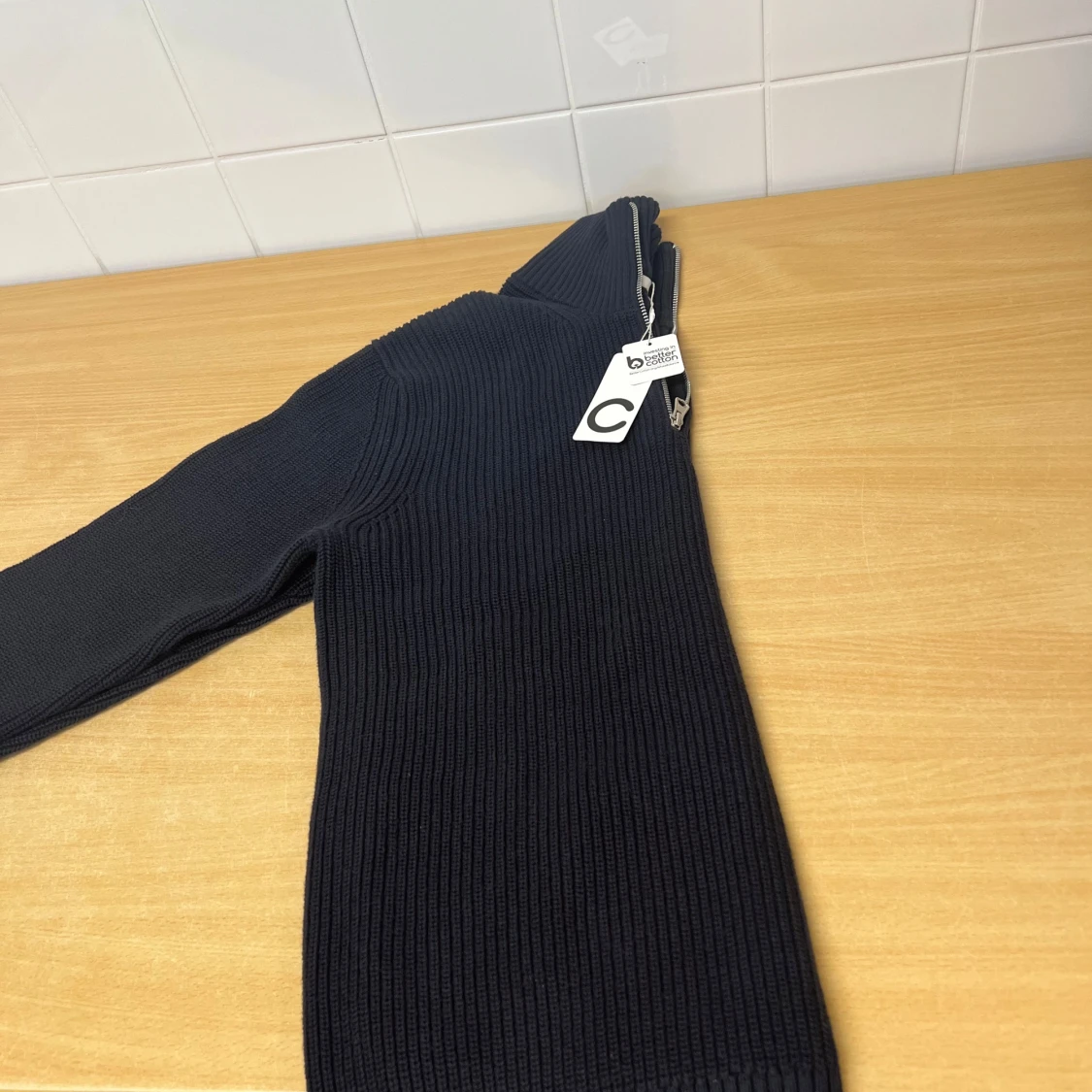 Stickat half zip  - 91