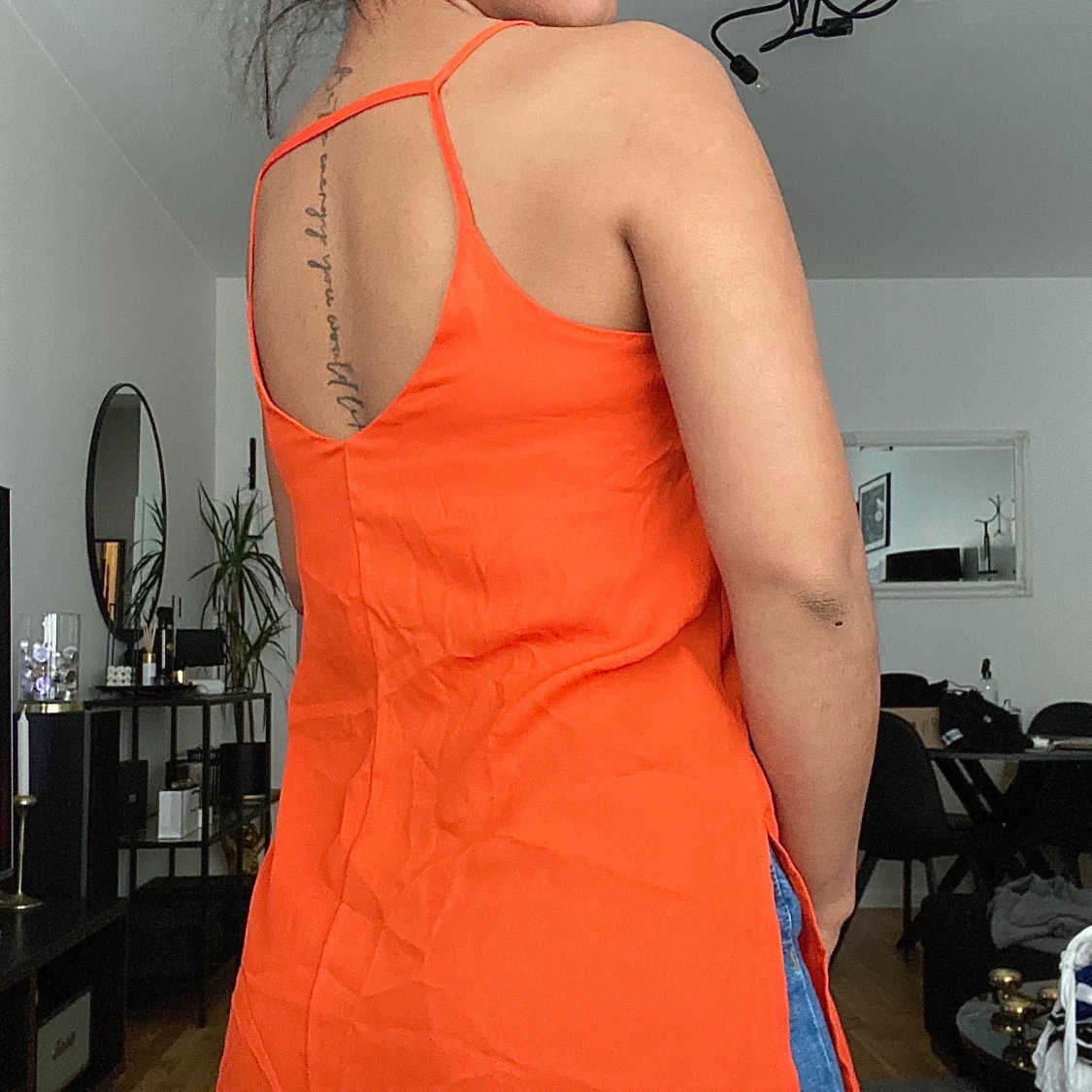 H&m linne orange strl S/XS - 90