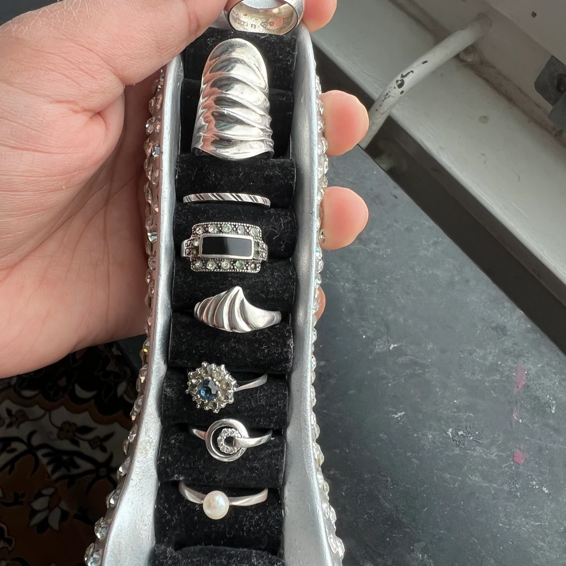 Äkta silver halsband  - 90