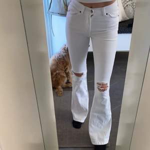 Fina vita jeans till sommaren💕storlek xs/l32 från Dr Denim, frakt tillkommer eller kan mötas upp i Norrköping 