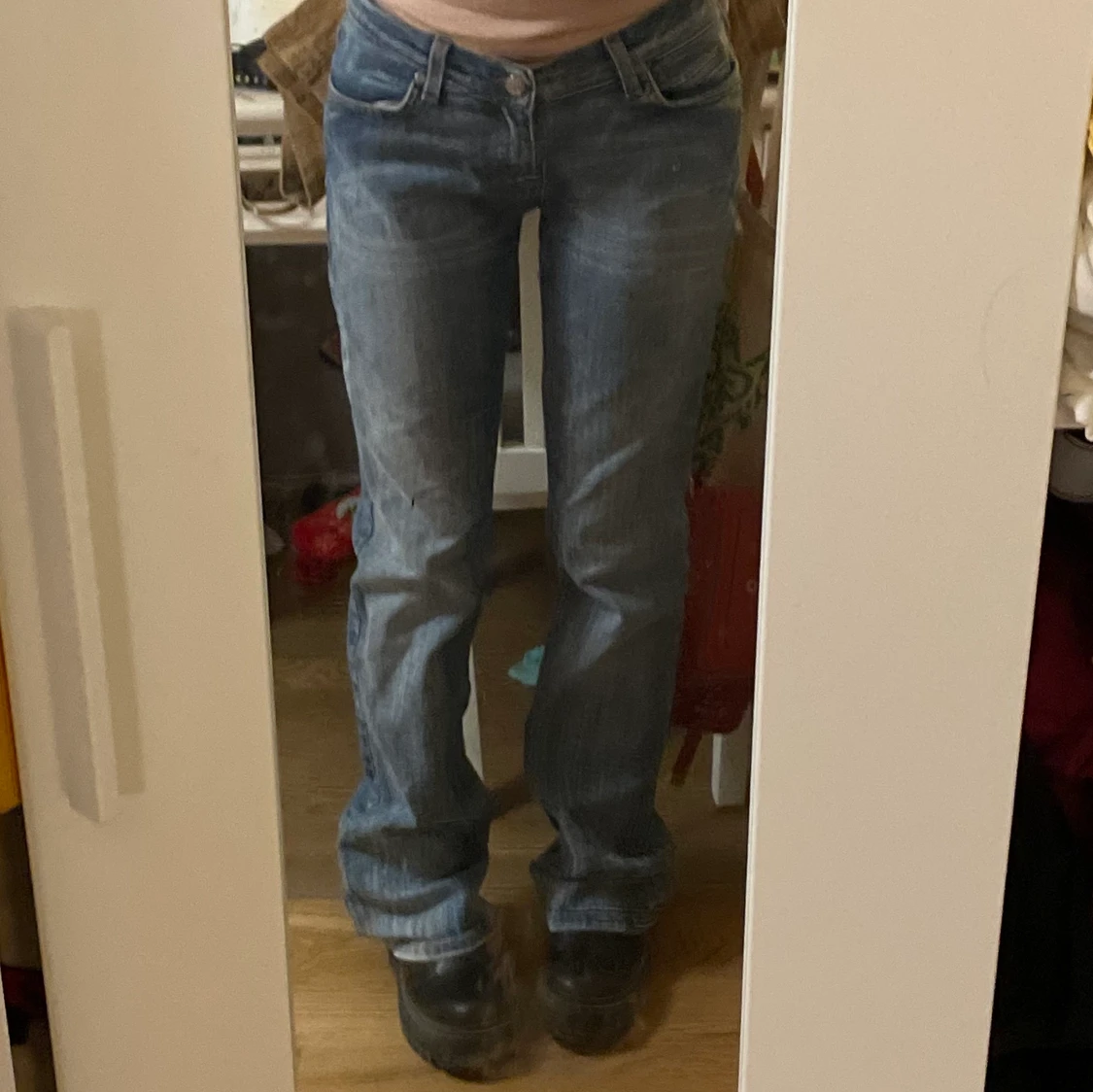 Lågmidjade jeans