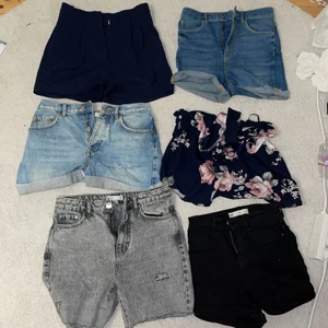 shorts - 6 shorts som passar XS-S, skriv om du vill ga fler bilder eller information om kläderna<3 priser varierar så skriv om du ör intresserad, självklar blir det billigare om du köper flera! betalning via swish, du stpr för frakt