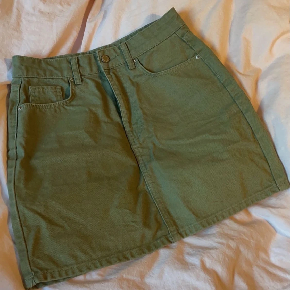 Grön jeanskjol Gina tricot - 91