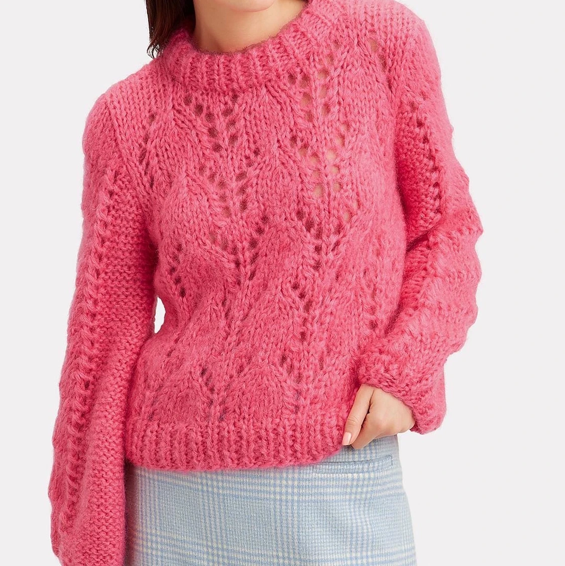 Rosa Ganni Julliard tröja💘 - 90