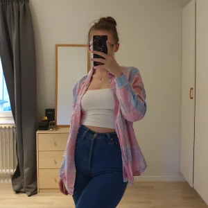 Pastellfärgade flanellskjorta - Fint skick