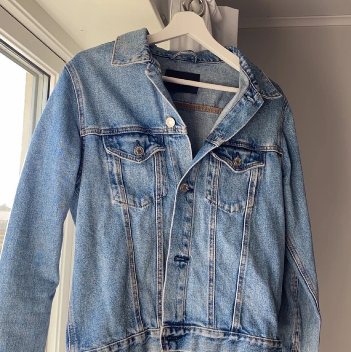 Blå Jeansjacka - 90