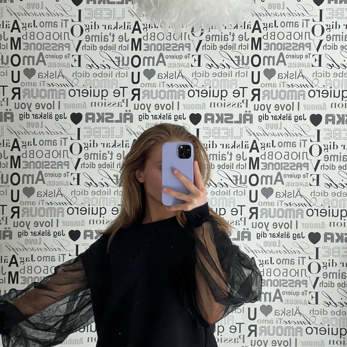 Tröja med mesh detaljer - 90